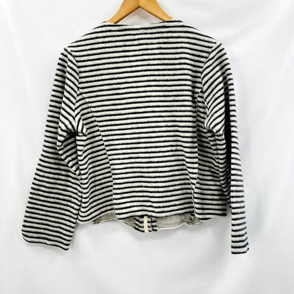 Anthropologie gray striped jacket - Picture 5 of 8